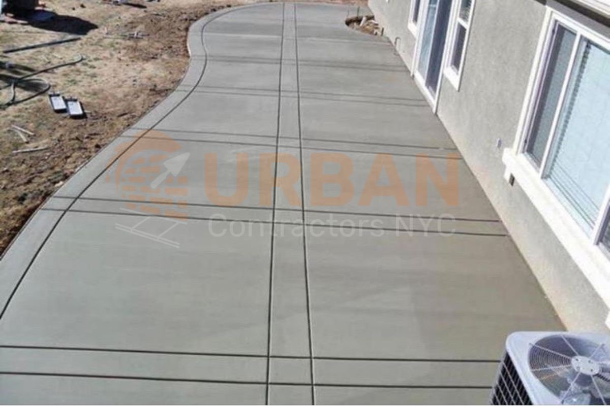Residential Concrete Walkway Installation